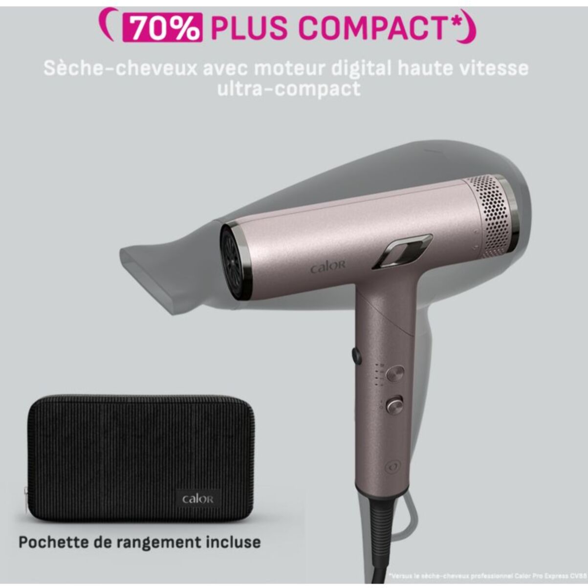 Sèche cheveux CALOR Nano Fold HY8530C0