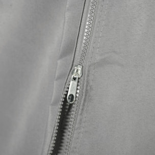 4 Paredes Laterales para Cenador 3,5x2 m Laterales de Carpa con Ganchos Cortinas sin Ventanas Reemplazo Lateral para Carpa de Jardín Exterior Fiesta Gris Claro