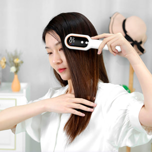 Peine medicinal con tratamiento de luminoterapia y masaje de 9 intensidades.