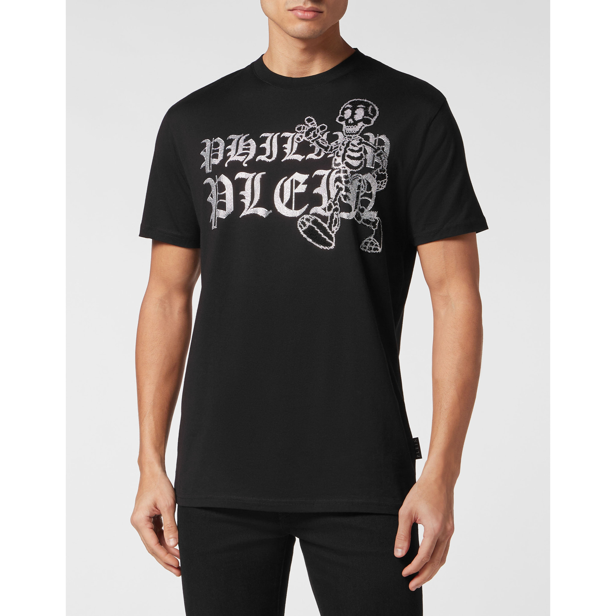 PHILIPP PLEIN T-shirt girocollo SKELETON