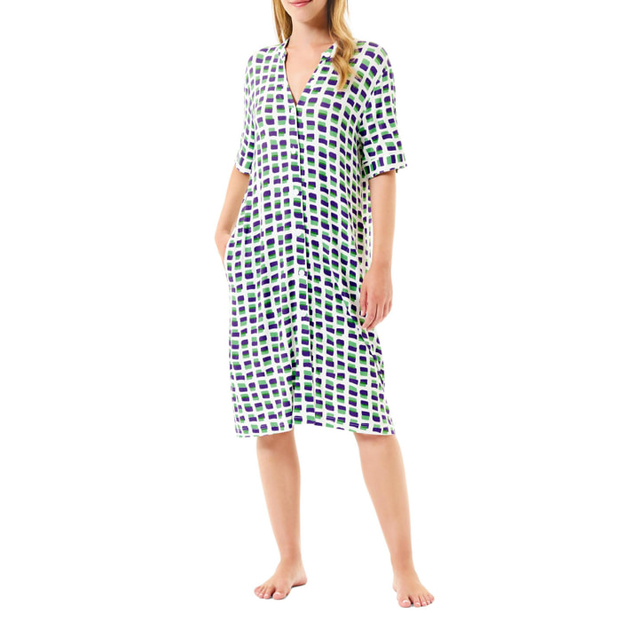 Vestido Viscosa Abierto