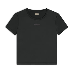 T-shirt comfort fit con maniche corte in tessuto tecnico