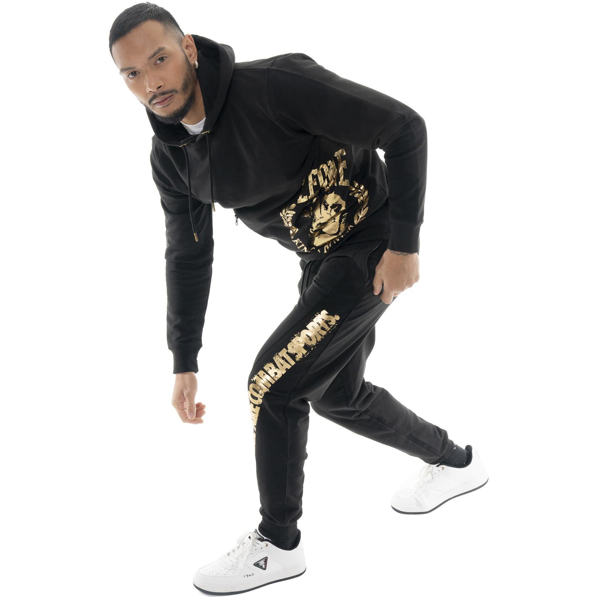 Pantalone sportivo invernale da uomo con tasche con zip "Authentic Gold"