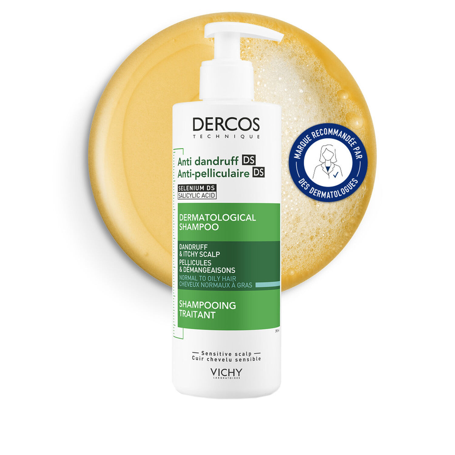 Dercos Technique  - Shampooing Traitant Anti-Pelliculaire