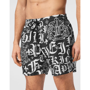 PHILIPP PLEIN Swim Trunks GOTHIC PLEIN