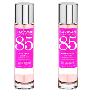 Caravan fragancias set de 2 frascos perfume de mujer nº85, de 150 ml
