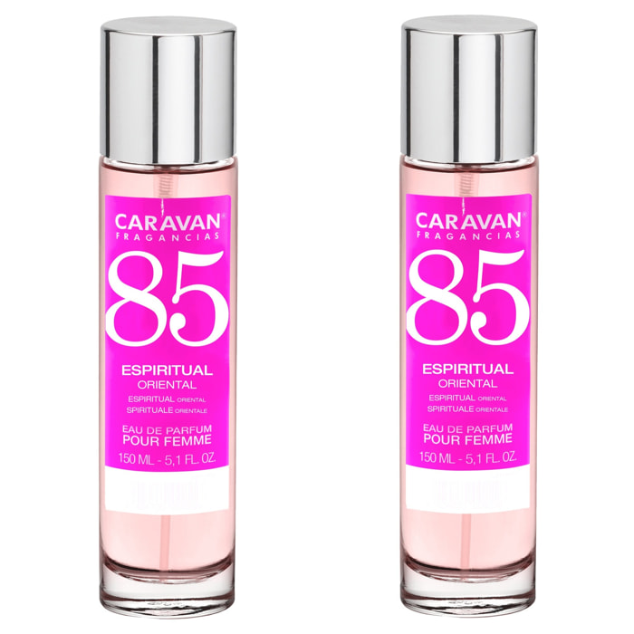 Caravan fragancias set de 2 frascos perfume de mujer nº85, de 150 ml