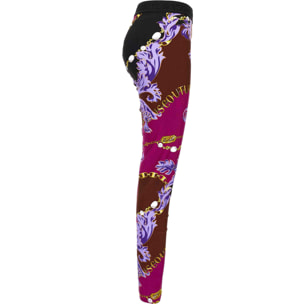 Versace Jeans Couture Leggings stampati con logo Versace Jeans Couture