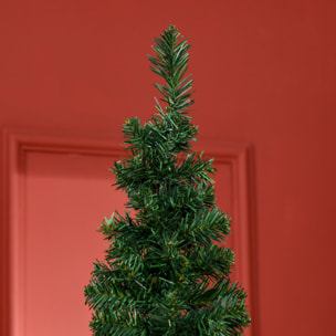 árbol Navidad Artificial 210 cm Ignífugo con 631 Puntas PVC Soporte Metal Verde