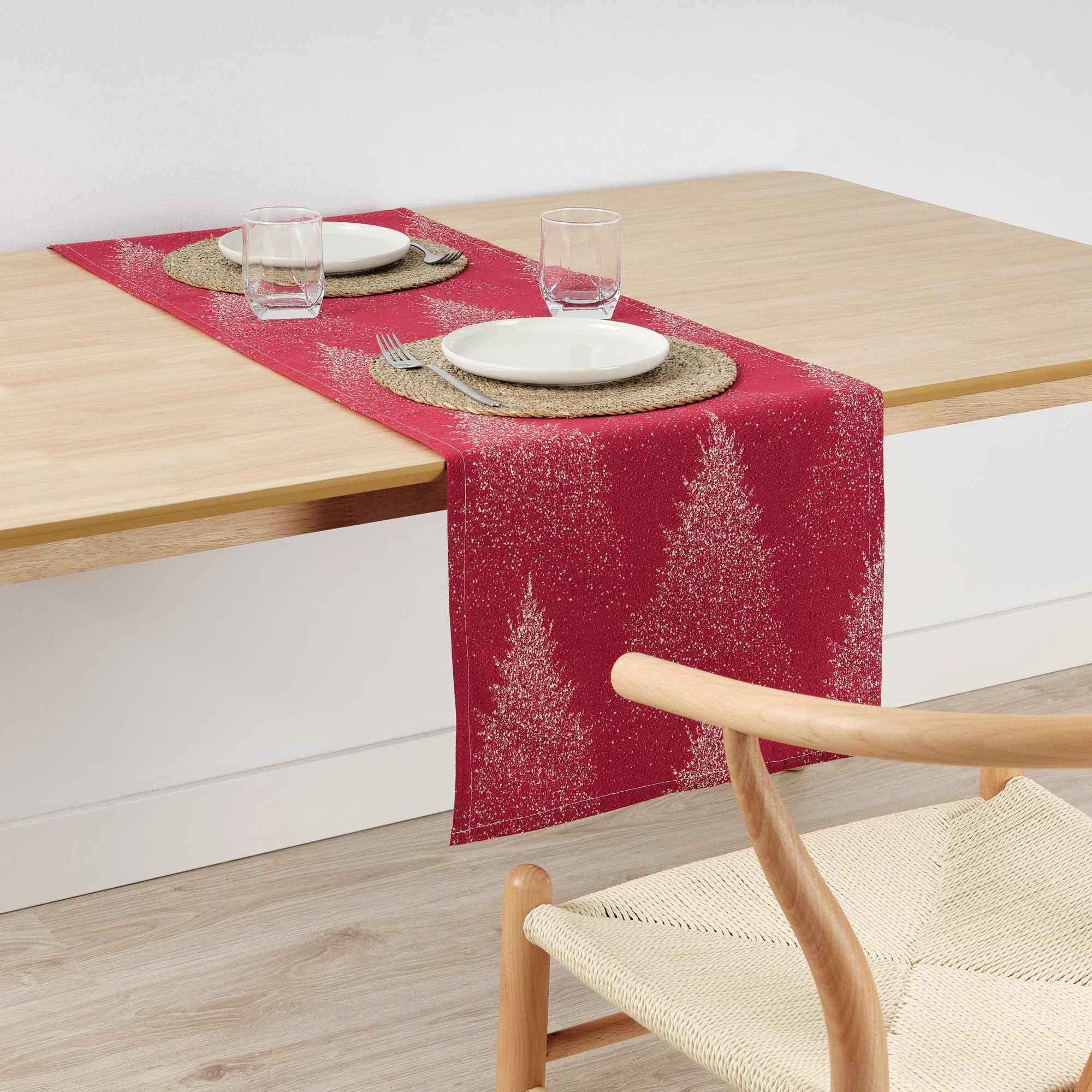 Chemin de table jacquard réversible 33740