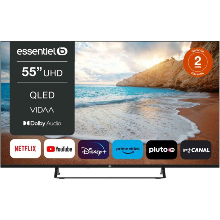 TV QLED ESSENTIELB 55QLED308-55 pouces (139cm)