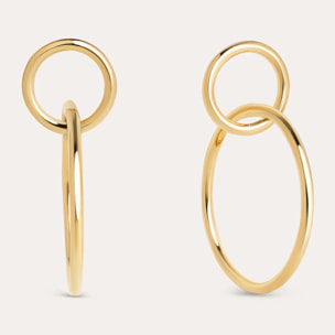 Pendientes Sister Baño Oro