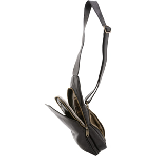 Marsupio da uomo in vera pelle - Modello Rhys Elite - 33.0 x 17.0 x 7.0 cm