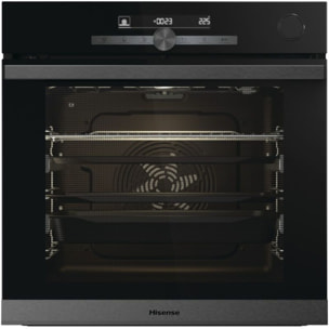 Four encastrable fonction vapeur HISENSE O643PG - Pyrolyse, Vapeur Combinée, Cuisson Voûte EvenBake, 77L
