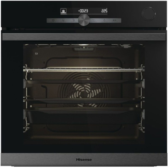Four encastrable fonction vapeur HISENSE O643PG - Pyrolyse, Vapeur Combinée, Cuisson Voûte EvenBake, 77L