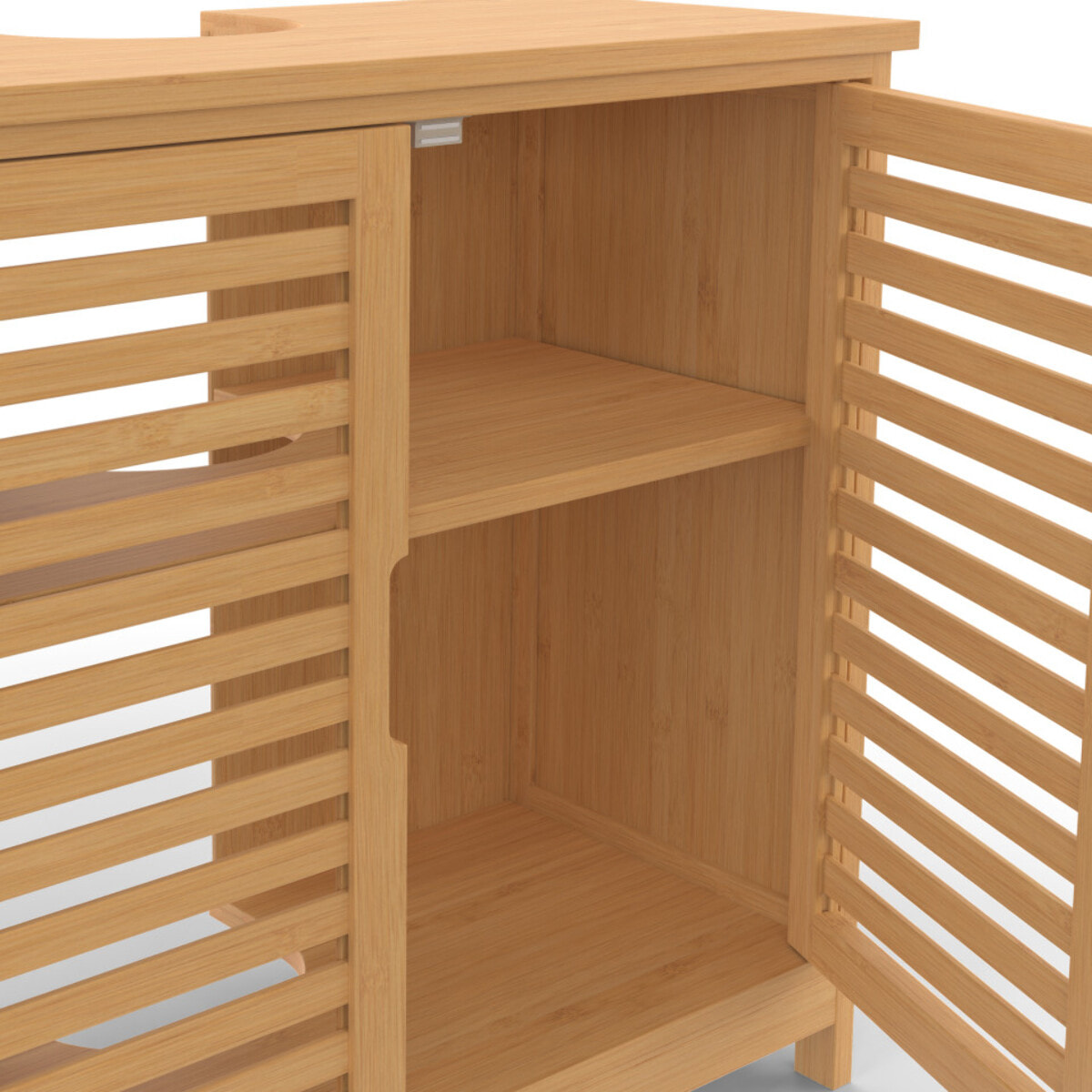 Meuble sous vasque sur pieds Maya 2 portes