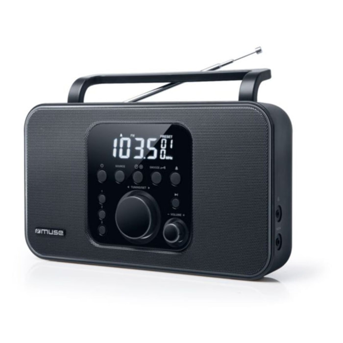 Radio FM MUSE M-091 R noir