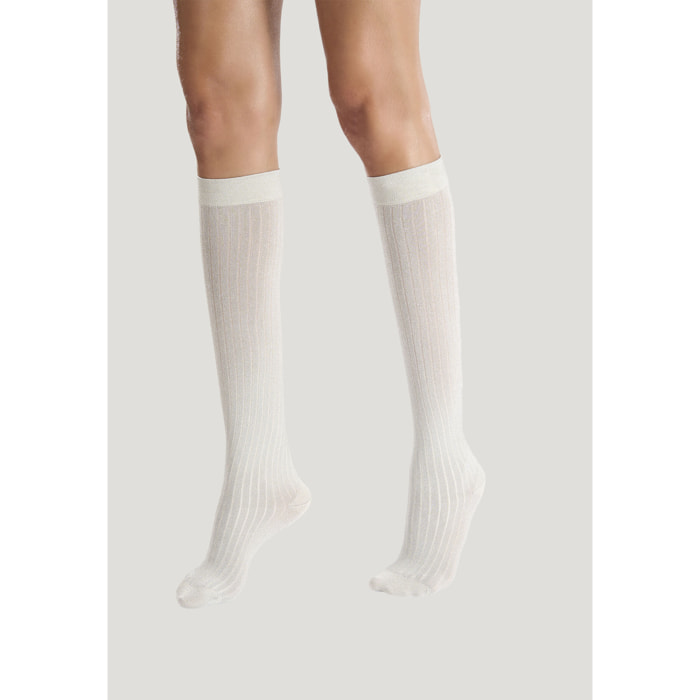 Collant Shimmer Rib Knee-Highs
