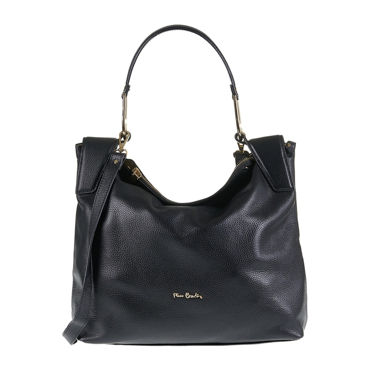 Borsa a spalla da donna Made in Italy - Modello Lyra Elite - 100% pelle - 33.0 x 30.0 x 12.0 cm