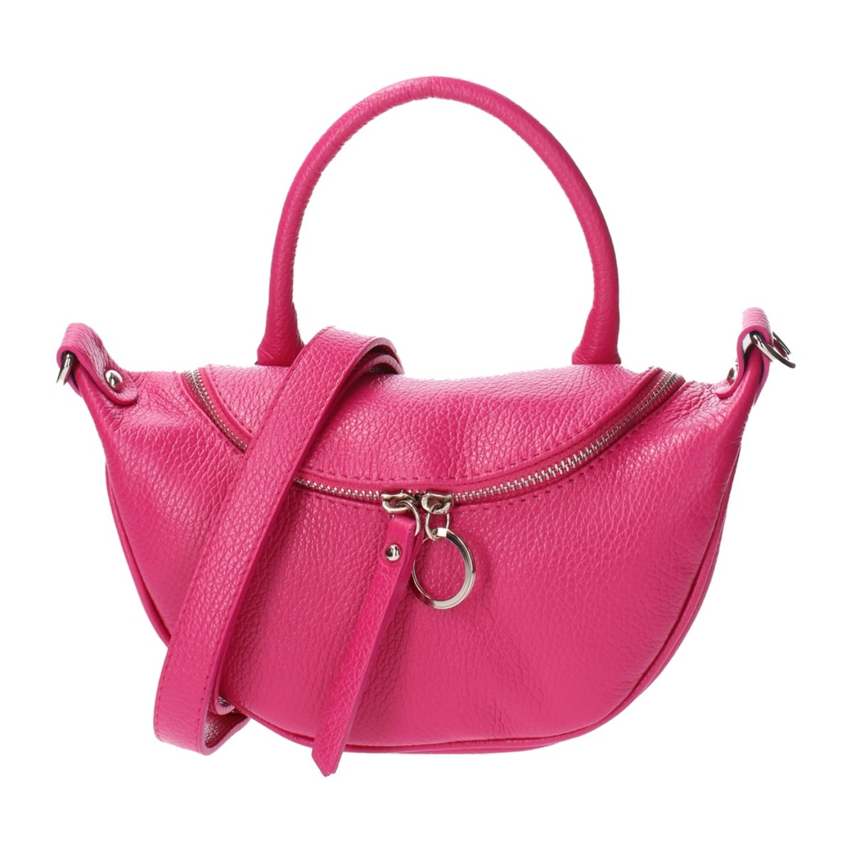 Borsa a mano da donna - Modello Mae - Vera pelle - 26.0 x 13.0 x 8.0 cm