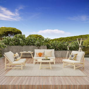 Banquette de jardin Makam en bois