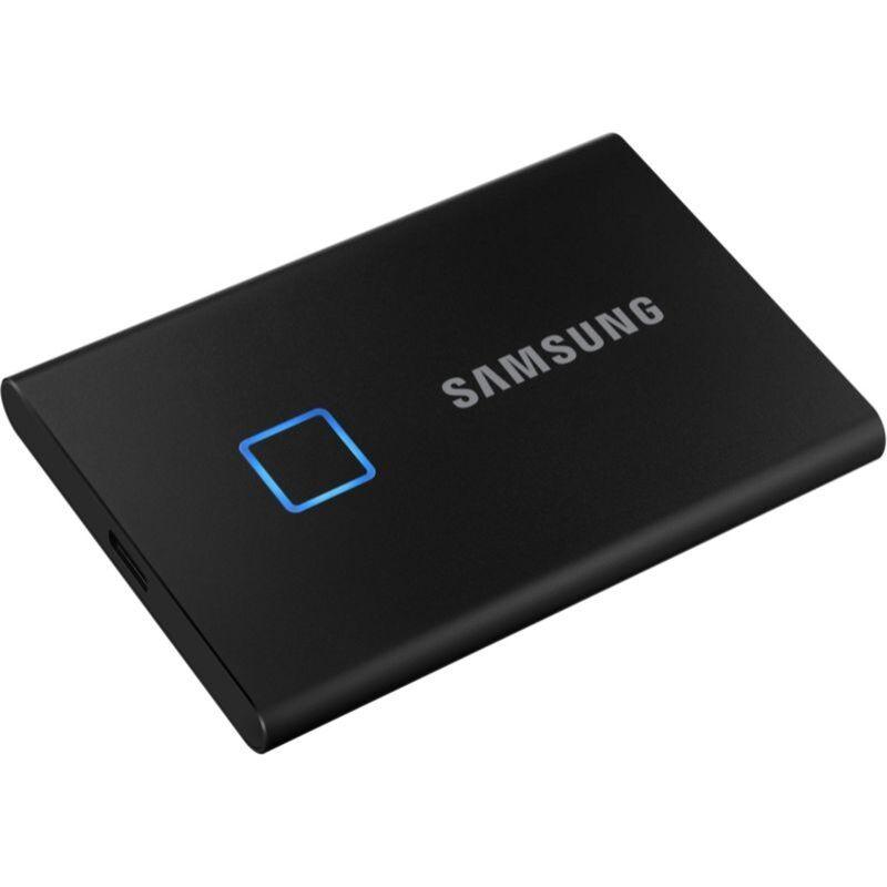 Samsung - Disque dur SSD externe SAMSUNG Portable 2To T7 Touch Noir