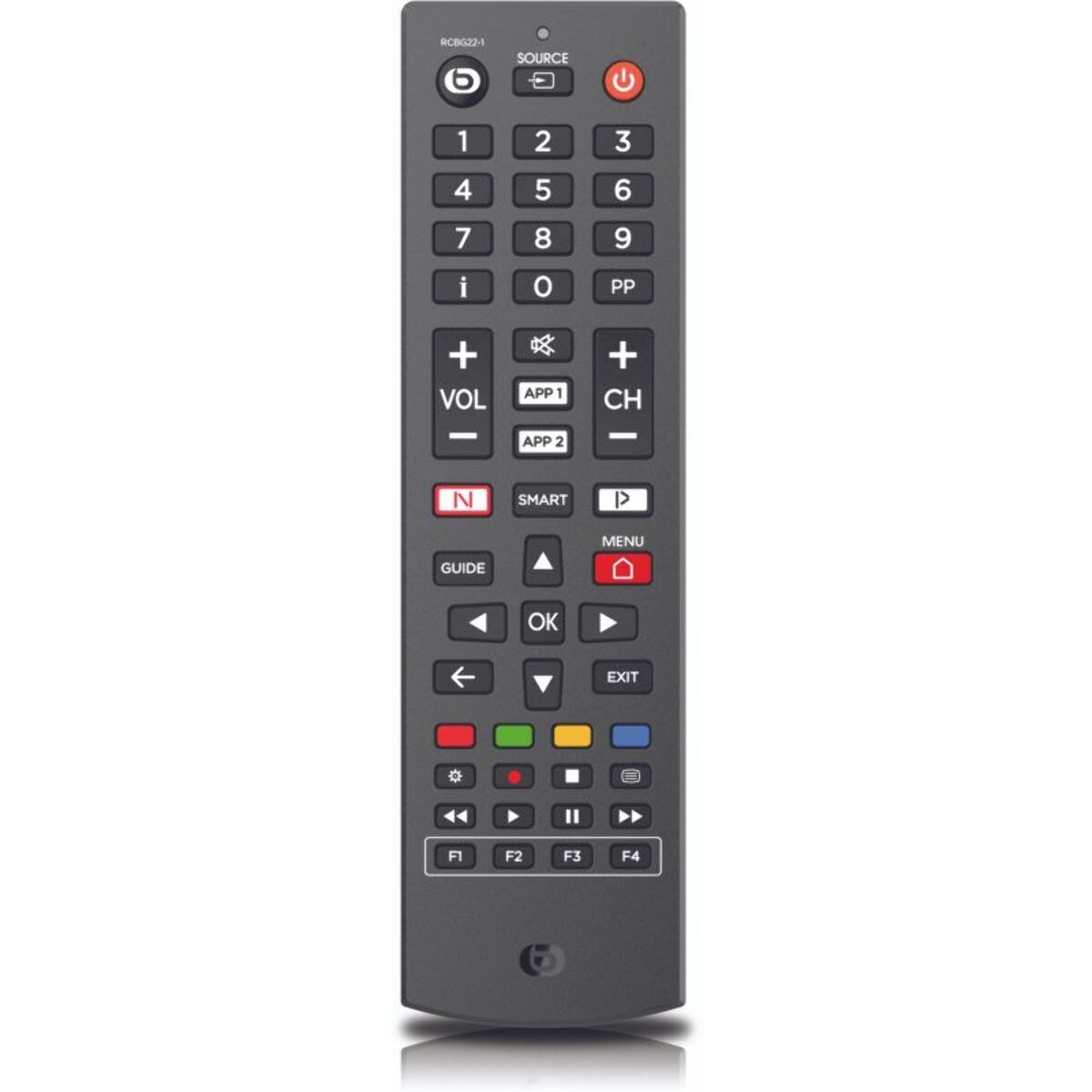 Télécommande ESSENTIELB de remplacement pour TV EssentielB Listo