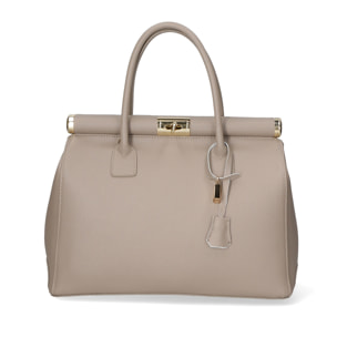 Borsa a mano da donna - Modello Aleria - Vera pelle - 35.0 x 26.0 x 16.0 cm