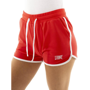 Pantalón corto de mujer Leone Basic de algodón elástico