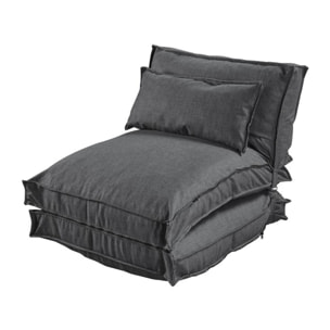 Fauteuil Modulo Outdoor Gris fonce | Confort & Style | Waterproof