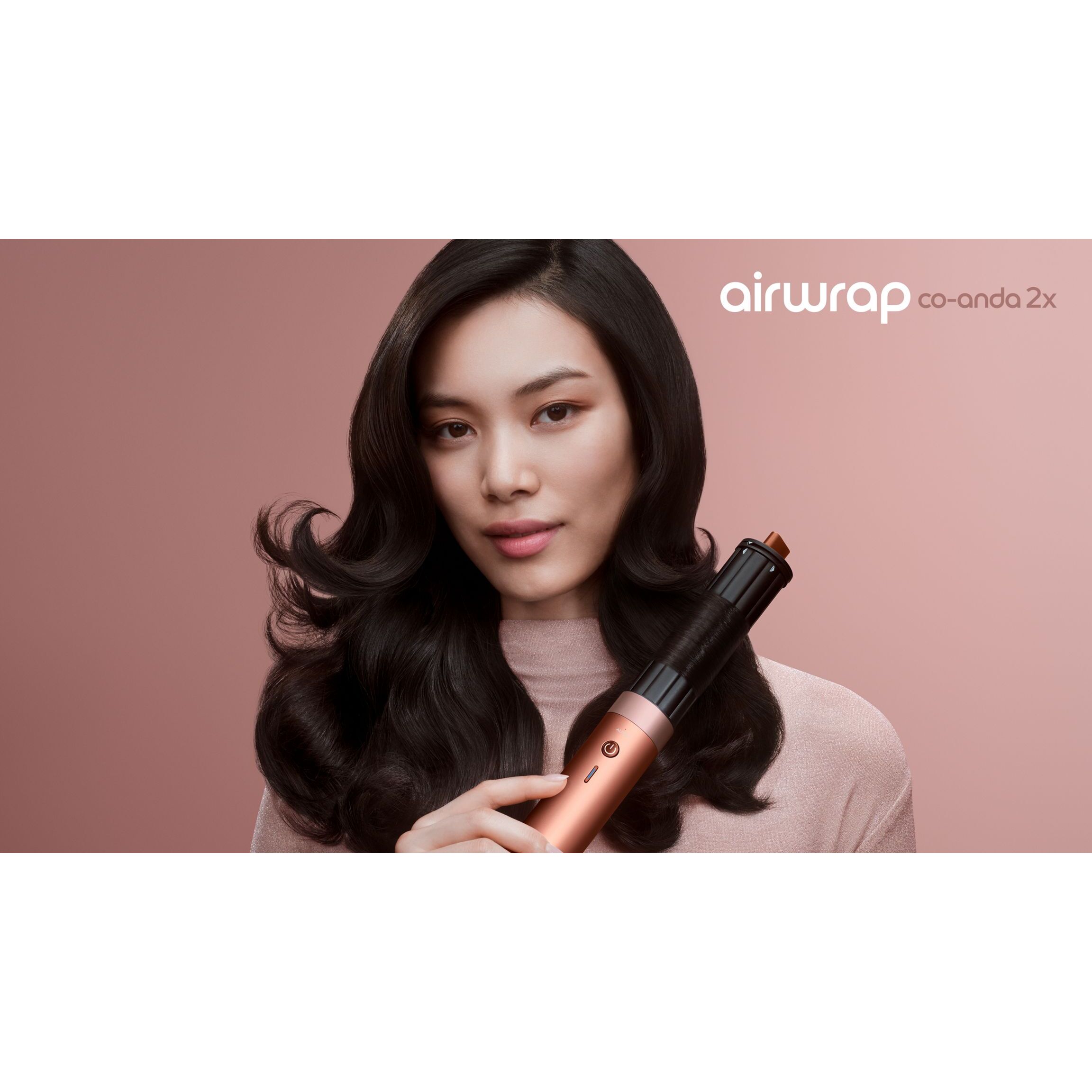Styler asciugacapelli Dyson Airwrap Co-anda2x™ in Amber Silk (per capelli lisci e mossi) | Nuovo