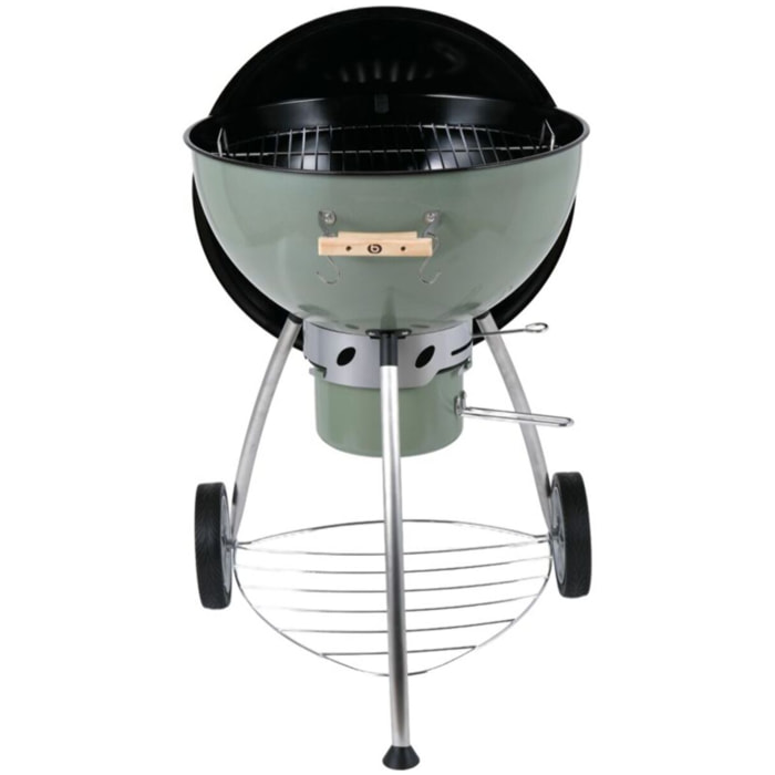 Barbecue charbon ESSENTIELB EBCK1 vert sur pieds  55 cm