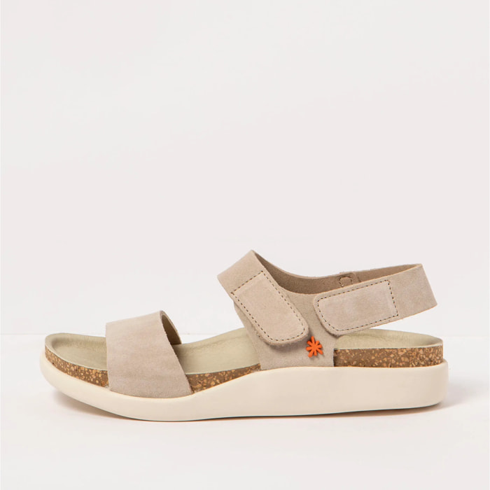Sandalias 1386S SILK SUEDE CREAM/ BIARRITZ color Cream