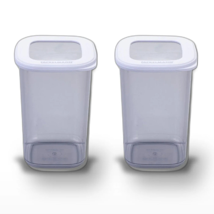 Lot de 2 Boites à Provisions 1,1 Litre Fackelmann Storage