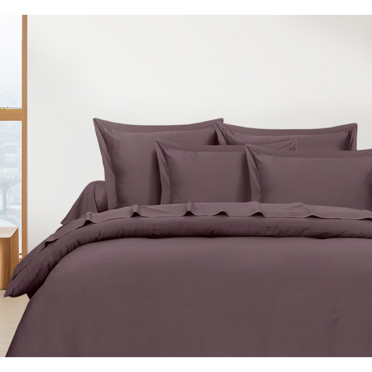 Parure housse de couette en satin de coton sureau