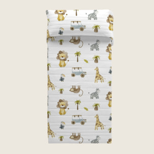 Cool Kids - Colcha Bouti Estampada - 100% Algodón - 70 gr/m² - Serengeti