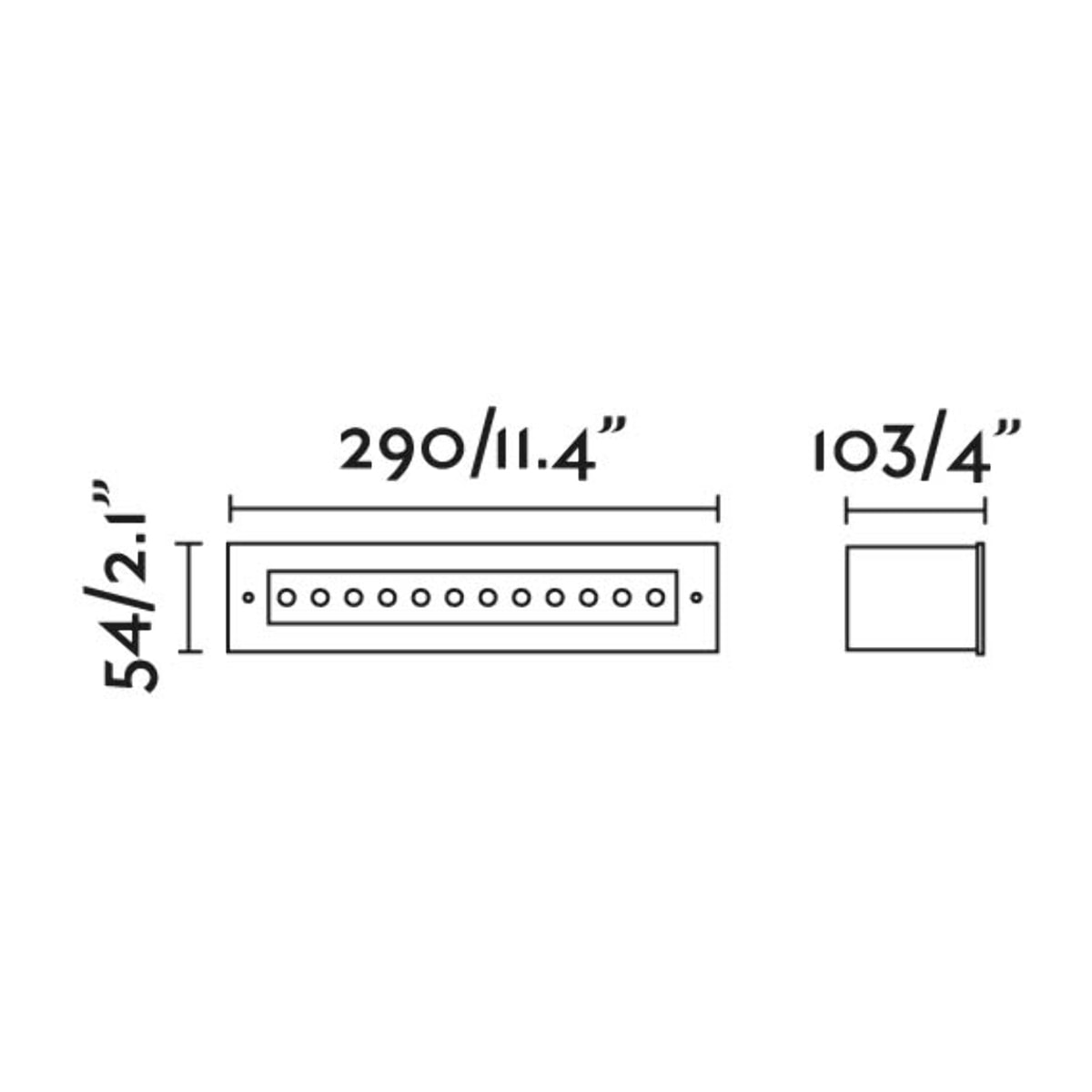 FALLS 290 Downlight inox 9W 25º