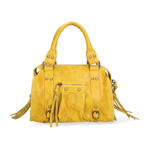 Borsa a spalla da donna - Modello Erisia - Vera pelle - 25.0 x 15.0 x 10.0 cm