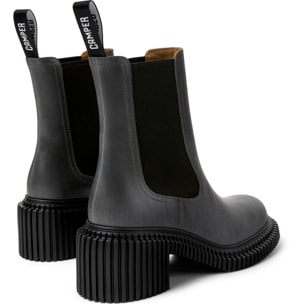 Botines - CAMPER Pix London - Gris - Cuero liso