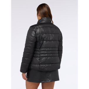 Fiorella Rubino - Plumífero acolchado con cuello alto - Negro