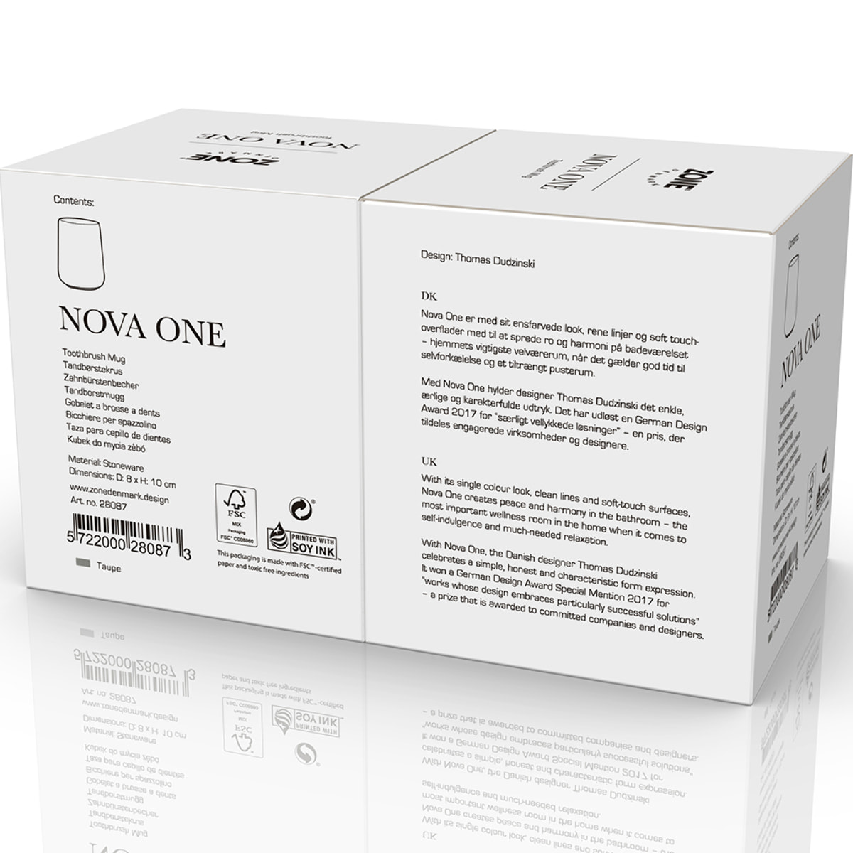 Gobelet pour brosse à dents Nova One