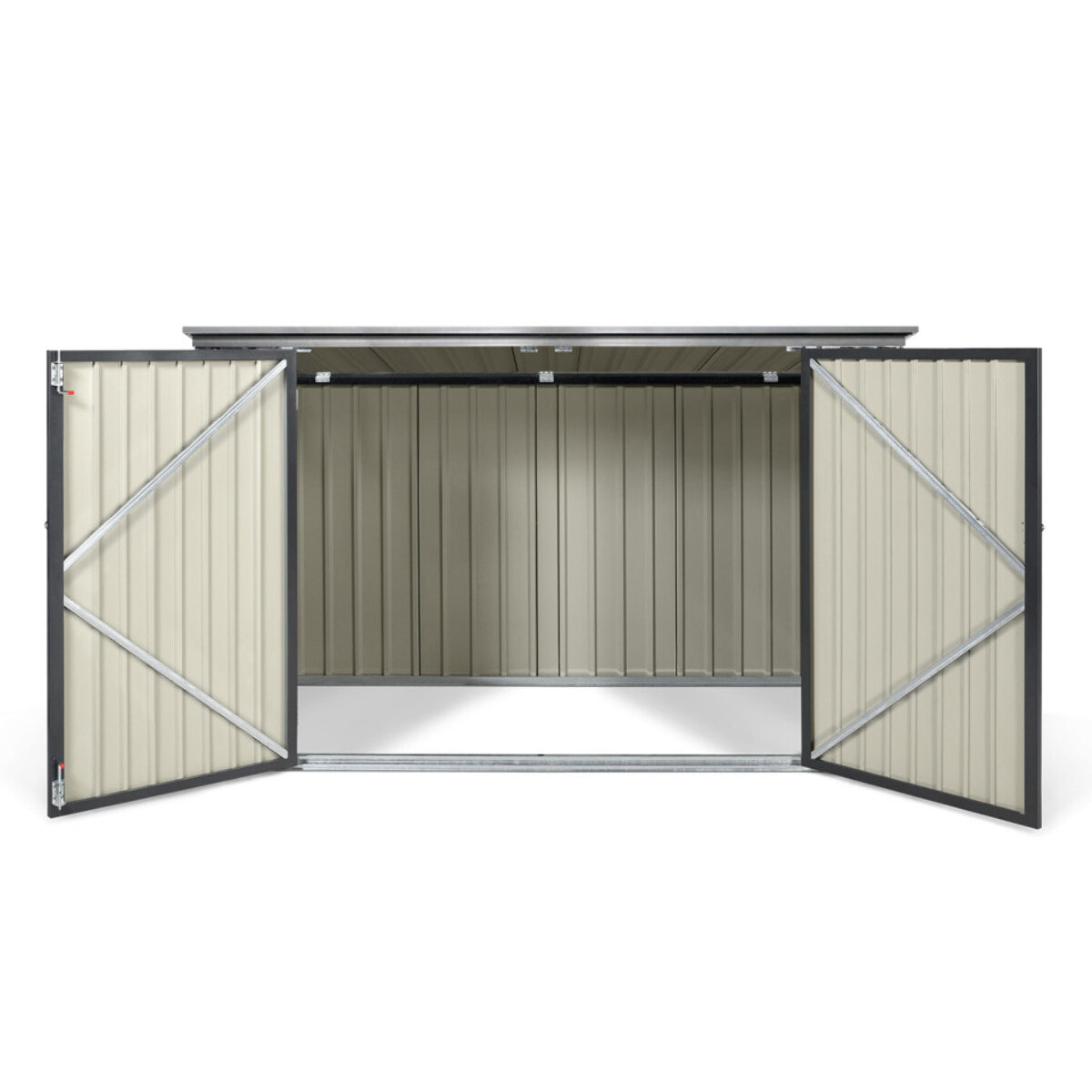 Abri de jardin en métal multi rangements