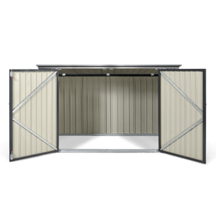 Abri de jardin en métal multi rangements
