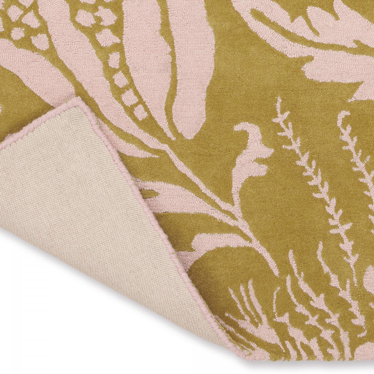 Tapis salon et chambre fait à la main en laine motif floral GUHA