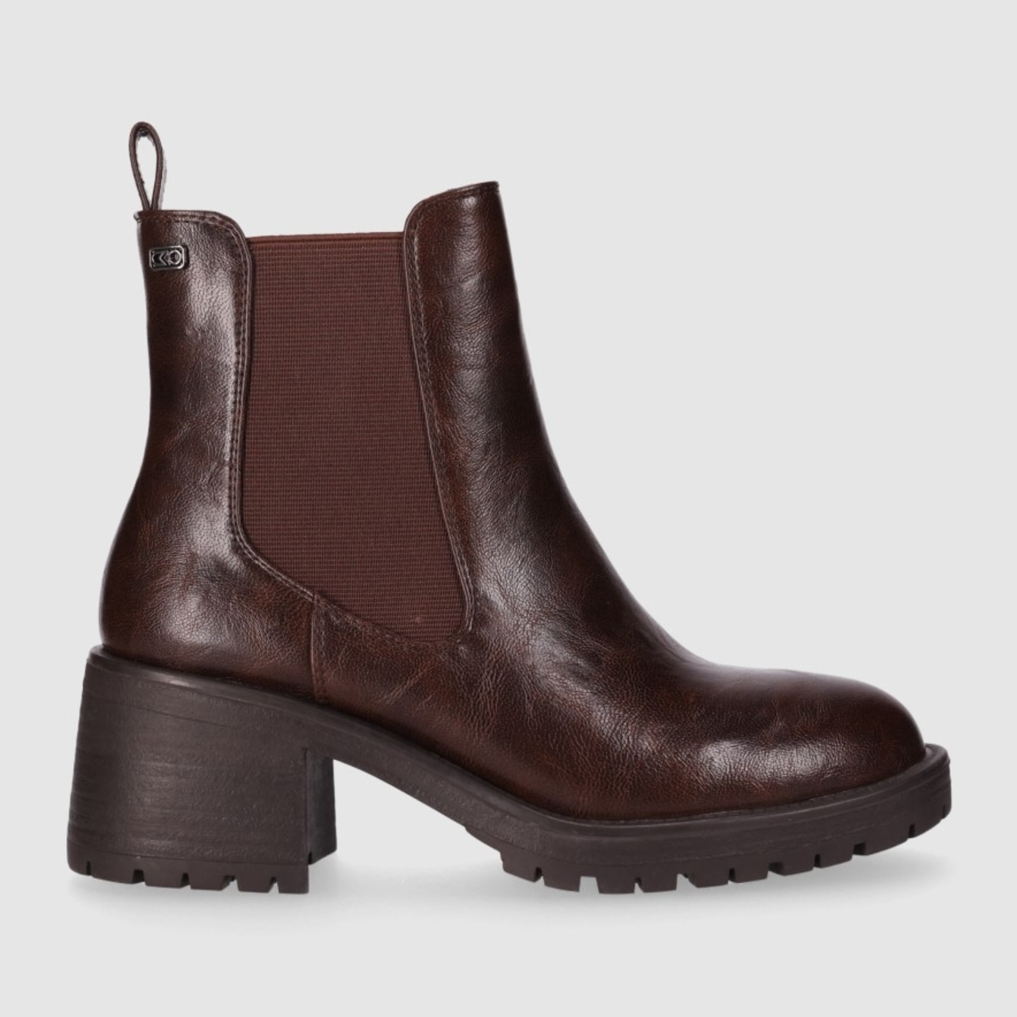 Botines - Marron - Tacón: 5 cm