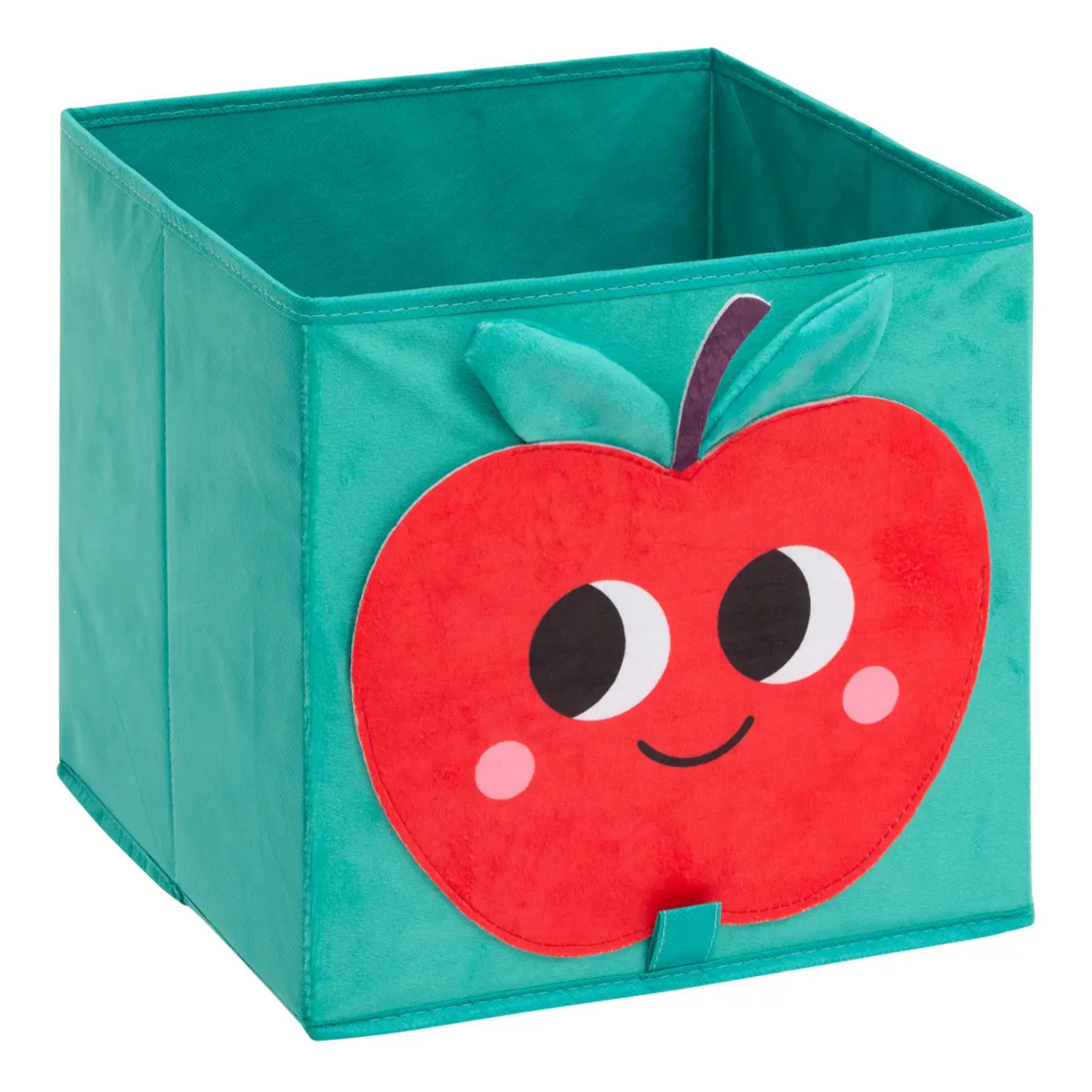 Panier de rangement Cha Cha Pop 29x29cm Vert imprimé Pomme