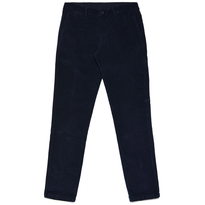 Kappa - Pantaloni Uomo Blu - Werner New Corduroy