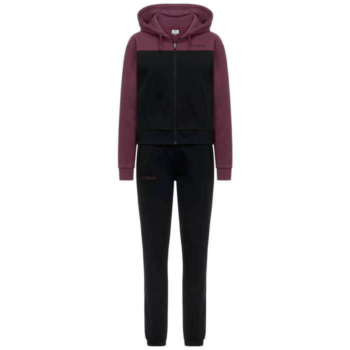 Kappa - Tute Sportive Donna Nero - Logo Fesa