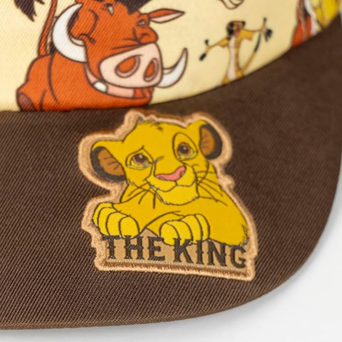 Gorra infantil con visera del rey león, marrón, talla única unisex niños