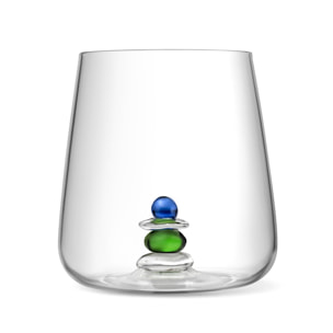 Cairn Bleu & Vert - Lot de 4 gobelets assortis
